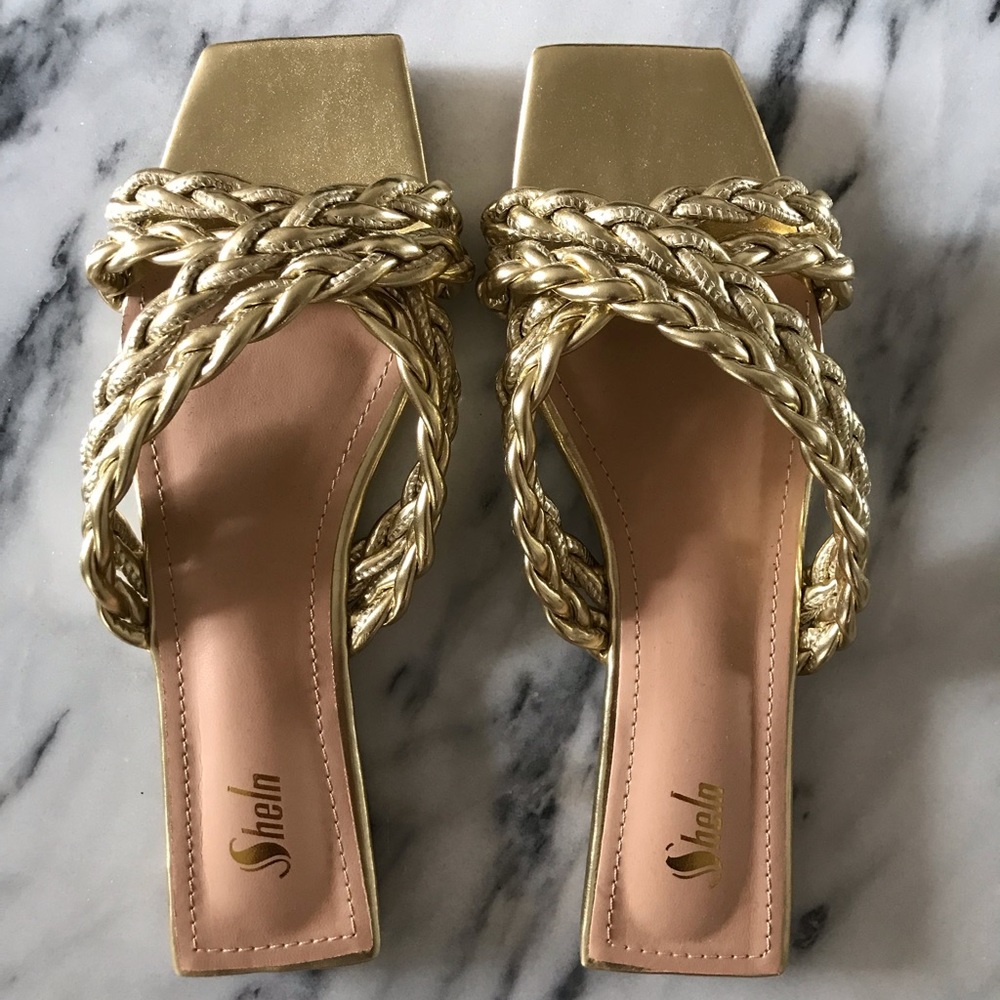 Gold Sandals